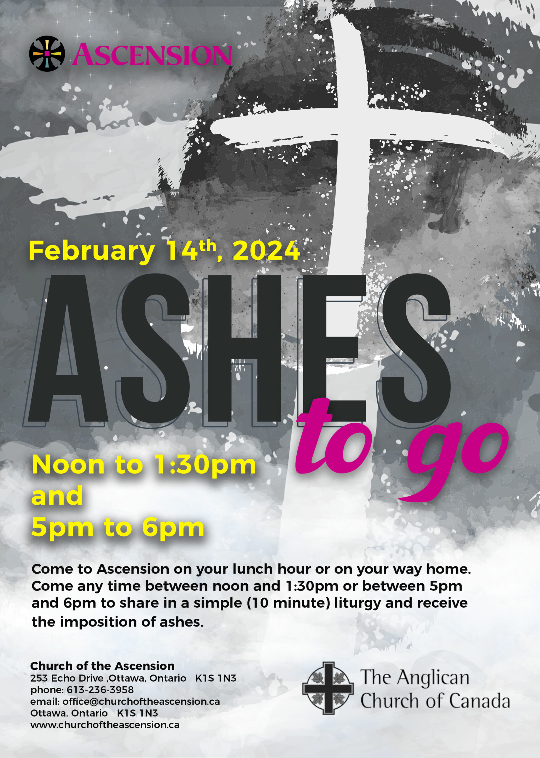 Ash Wednesday February 14th 2024 Church of the Ascension